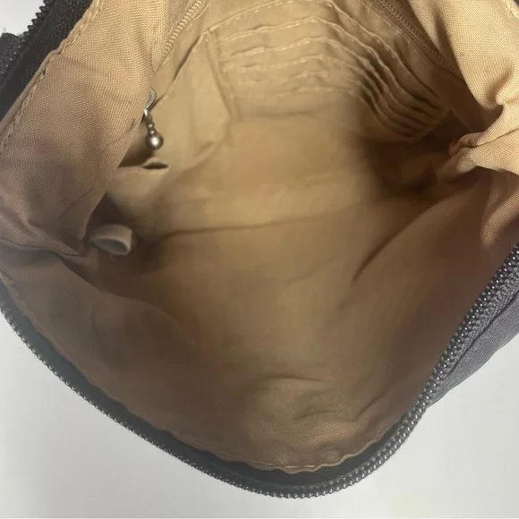 Baggallini Cruiser Slim Small Crossbody Organizer Bag Shoulder Black Nylon Purse - Picture 6 of 6